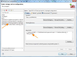 External Tools Configuration External Tools Configuration